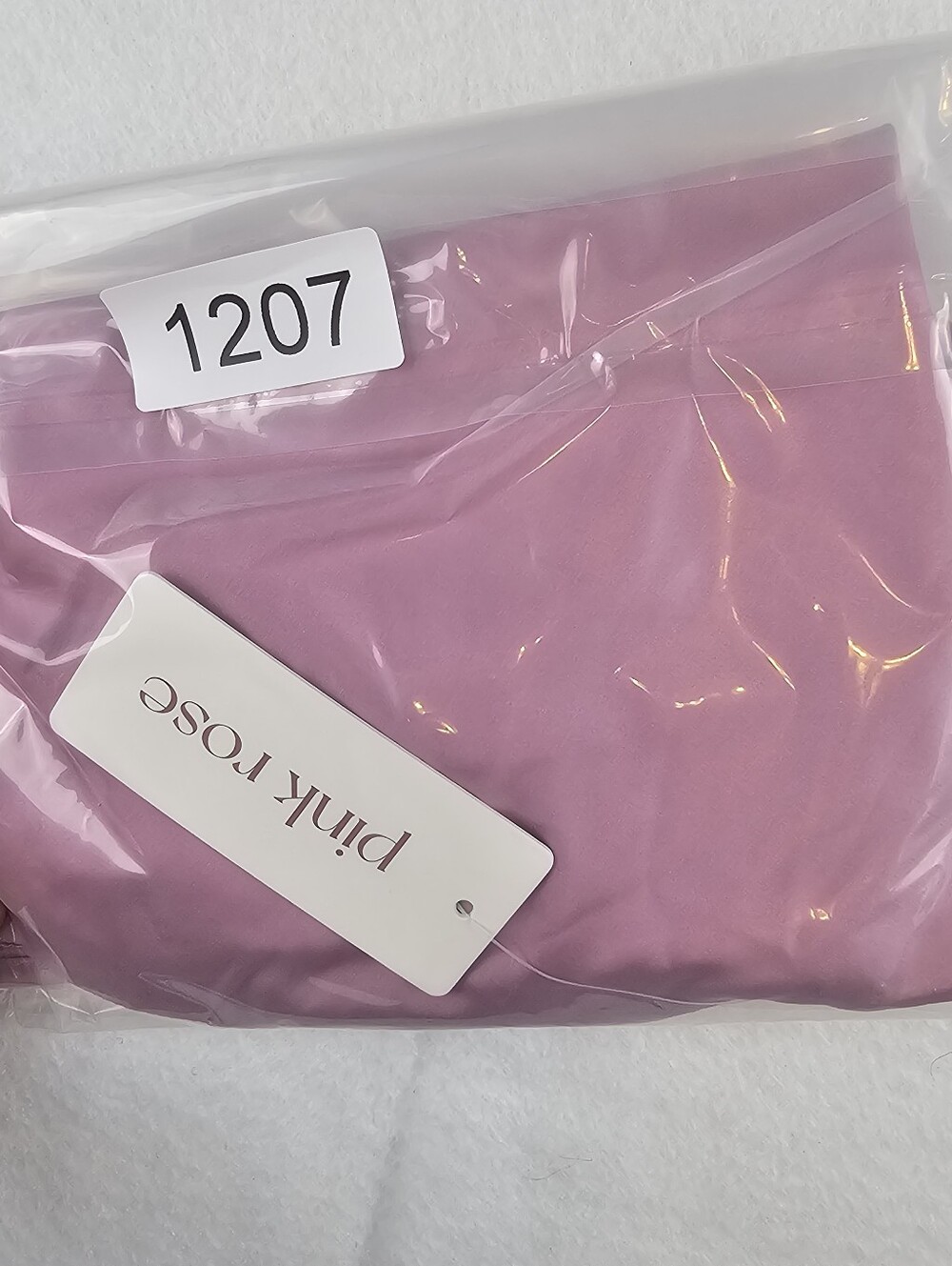 Pink Rose Womens M Ruched Adjustable Tank Top Spaghetti Straps Dusty Mauve NWT - Picture 11 of 11